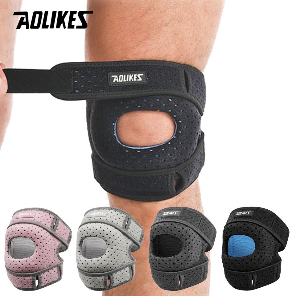 Knee Guard Hard - AOLIKES 1PC Patella เข่ารั้งเข่าการบีบอัดแขนสนับสนุนสําหรับผู้หญิงผู้ชายเข่าปวดข้ออักเสบกีฬาเข่า GUARD เข่า