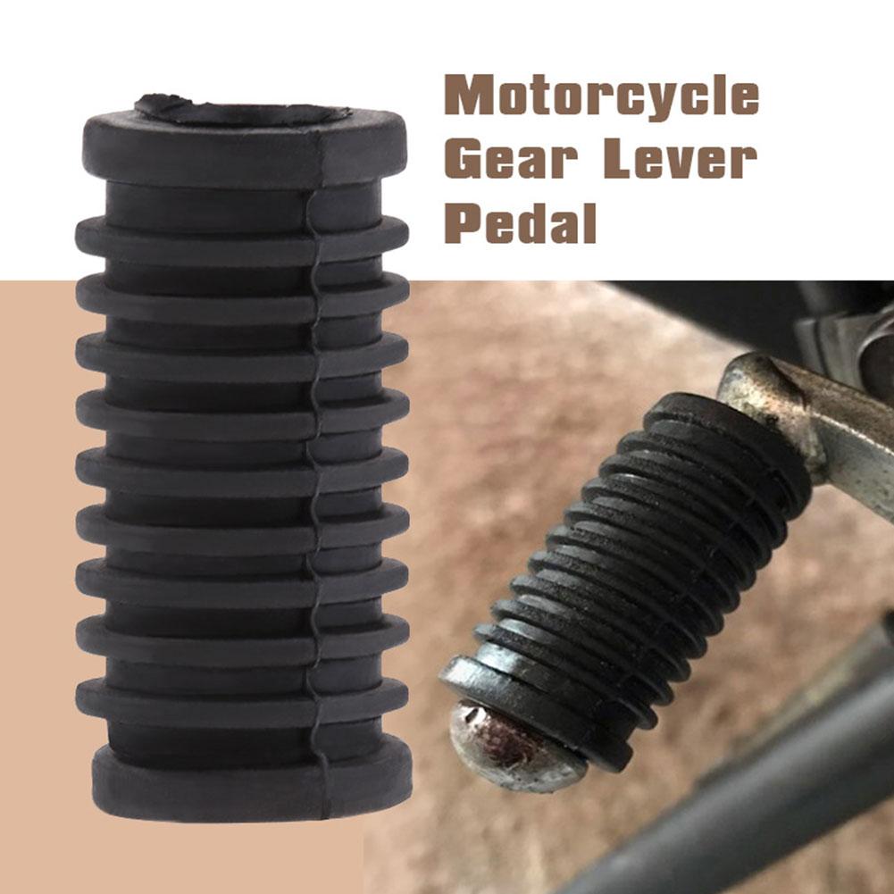Motorcycle Gear Shift Pattern - ปลอกหุ้มคันเกียร์มอเตอร์ไซค์แบบยาง ป้องกันรอยขีดข่วน แผ่นรองพักเท้า อุปกรณ์เสริมสำหรับรถมอเตอร์ไซค์