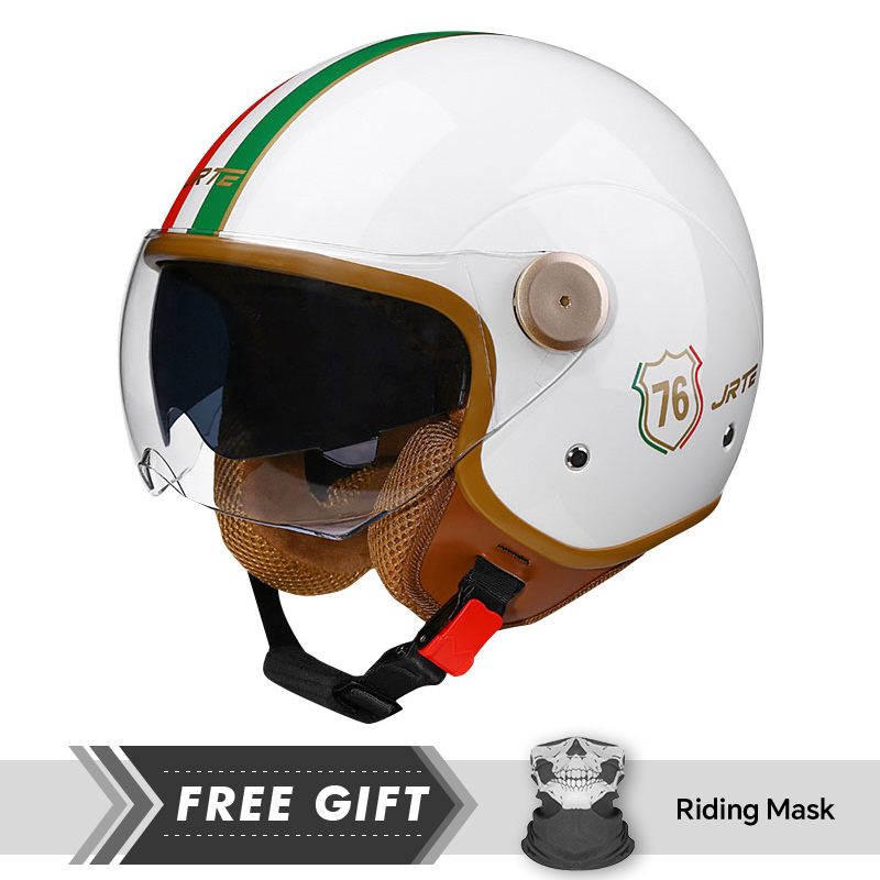 Motorcycle Gear Store - Retro TT & COCASCOS หมวกกันน็อครถจักรยานยนต์ Daul