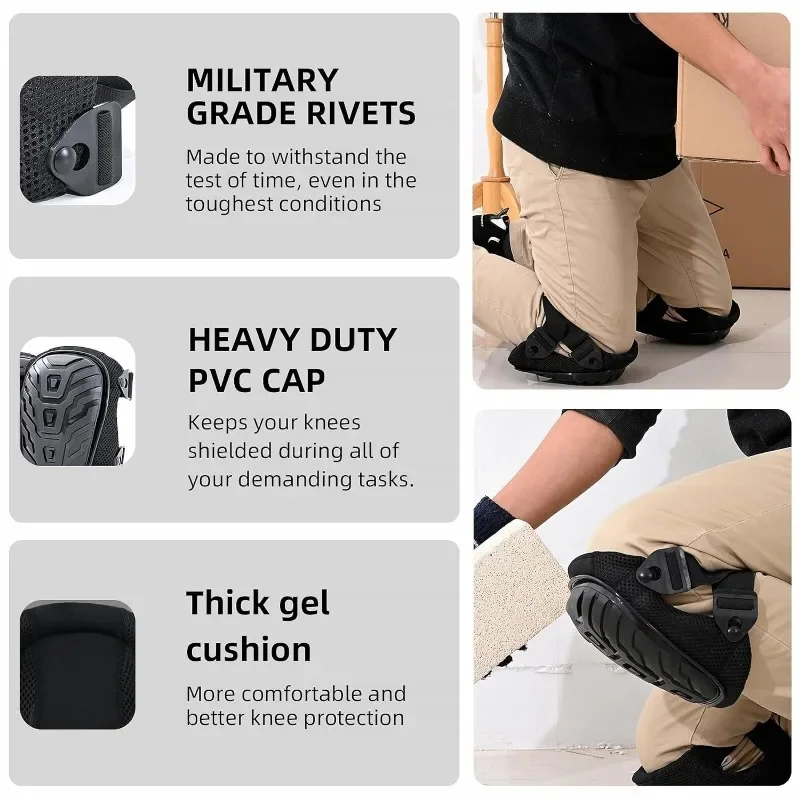 รั้งเข่ามืออาชีพทํางานรั้งเข่า - Knee Guard Hard บทวิจารณ์และราคา