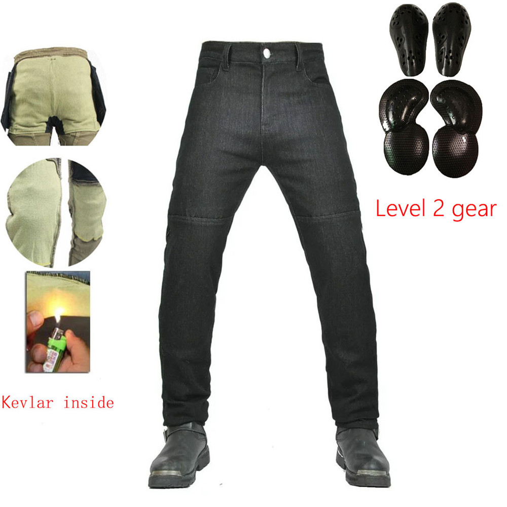 กางเกงยีนส์ขี่มอเตอร์ไซค์ ผ้าย - Motorcycle Wearing Gear บทวิจารณ์และราคา