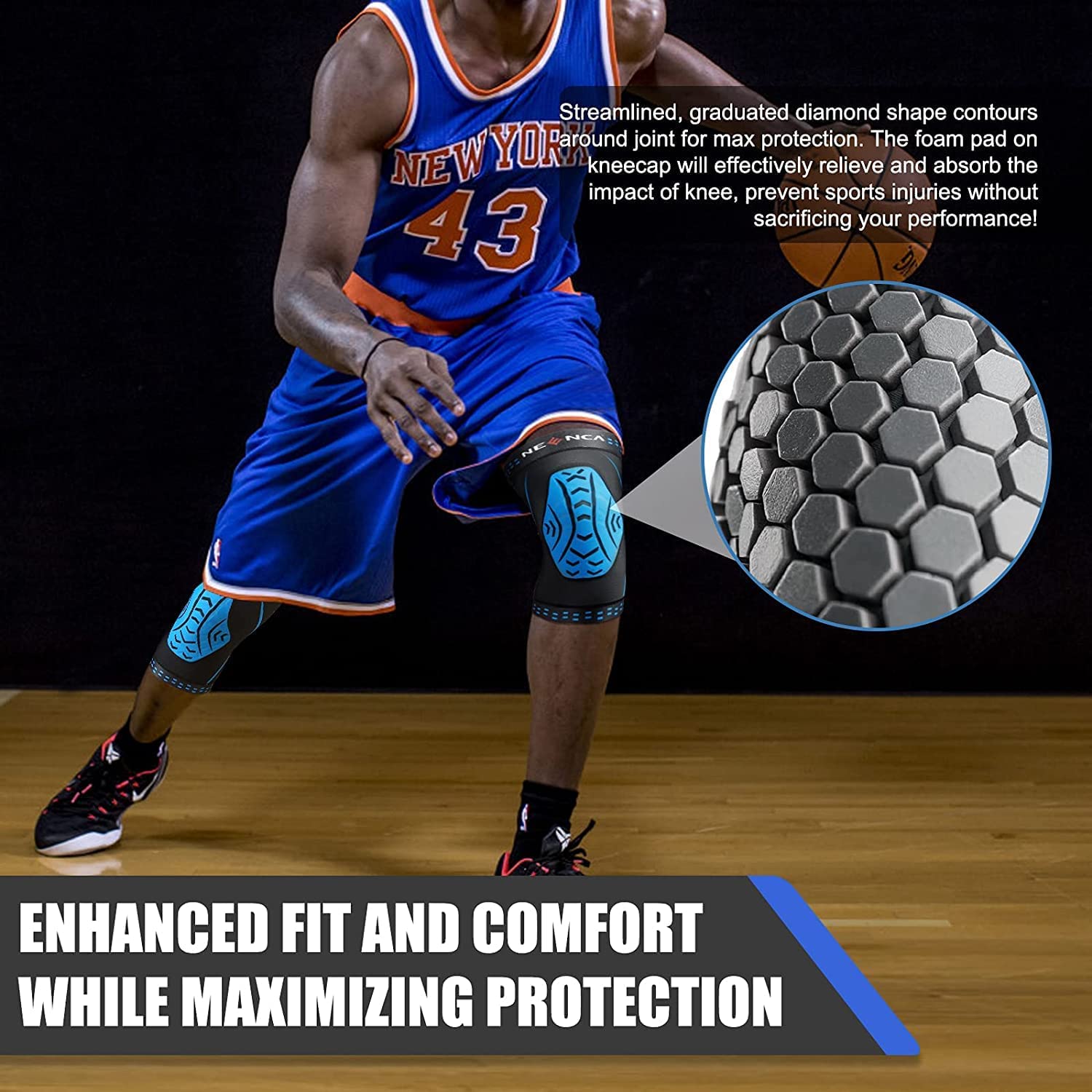 NEENCA เข่ารั้งการบีบอัดแขนเข่ - Knee Guard Hard บทวิจารณ์และราคา