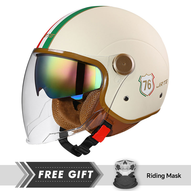 สินค้าใหม่คลาสสิกสีฟ้าเปิดหน้า - Motorcycle Gear Store บทวิจารณ์และราคา