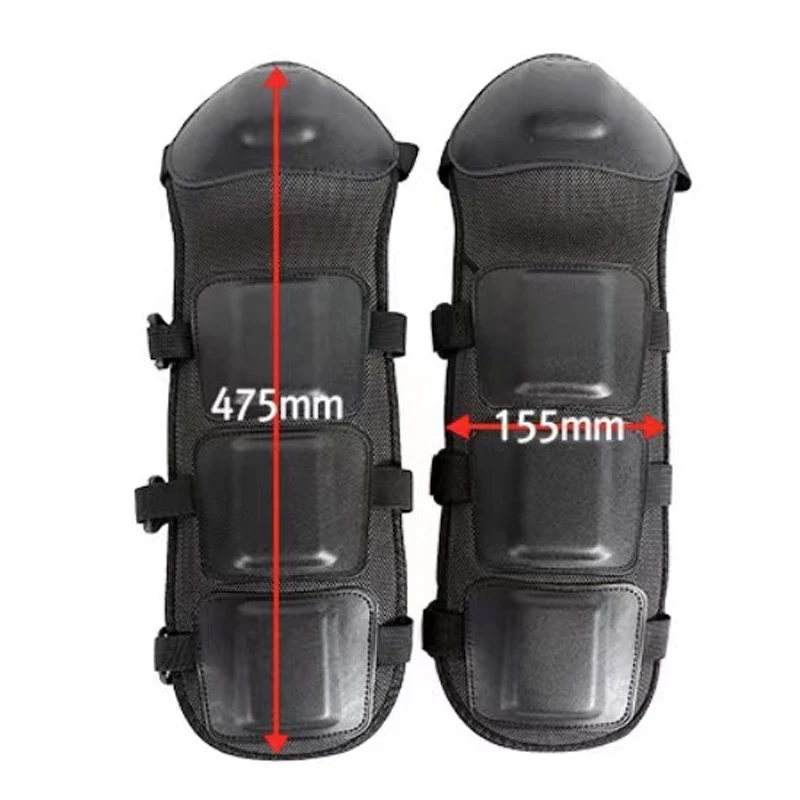 แผ่นป้องกันขาสีดำ 2 ชิ้น พร้อม - Knee Guard Hard บทวิจารณ์และราคา