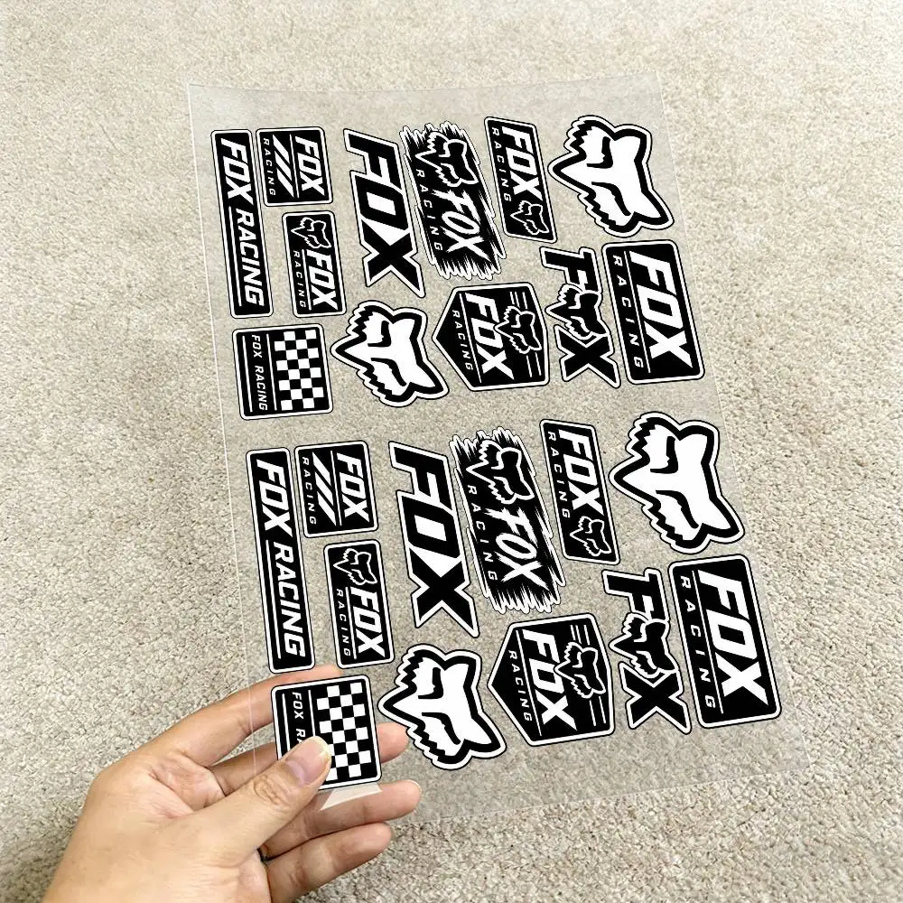 ฟ็อกซิง RA-C-ing สติ๊กเกอร์สะท - Motorcycle Gear Fox บทวิจารณ์และราคา