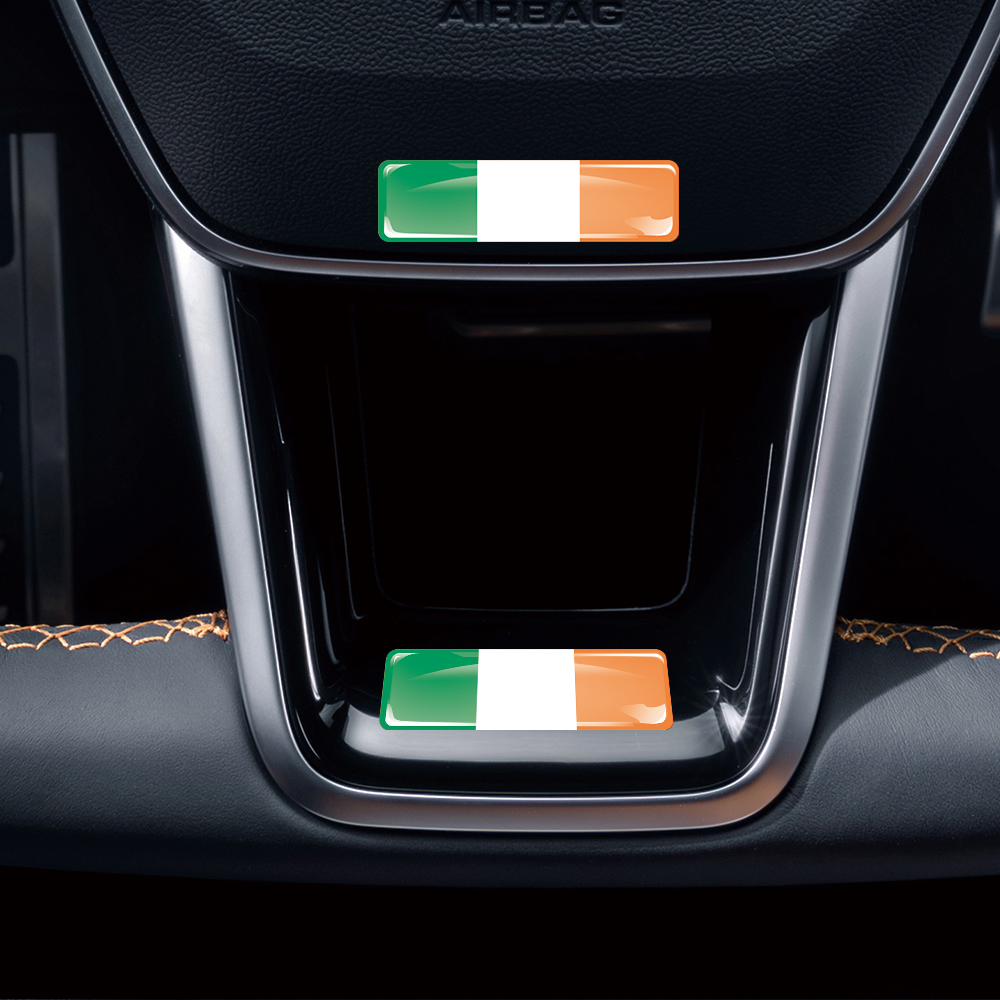 สติกเกอร์ตกแต่งรถยนต์ลายธงชาติ - Motorcycle Gear Ireland บทวิจารณ์และราคา