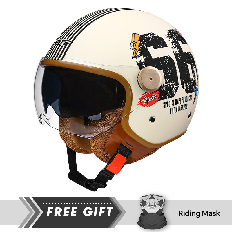 เลนส์คู่เปิดหน้าหมวกกันน็อครถจ - Motorcycle Gear Store บทวิจารณ์และราคา