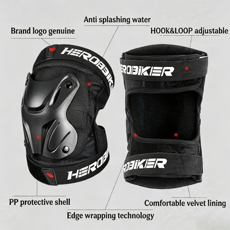 อุปกรณ์ป้องกันเข่าและข้อศอกสำห - Knee Guard Hard บทวิจารณ์และราคา