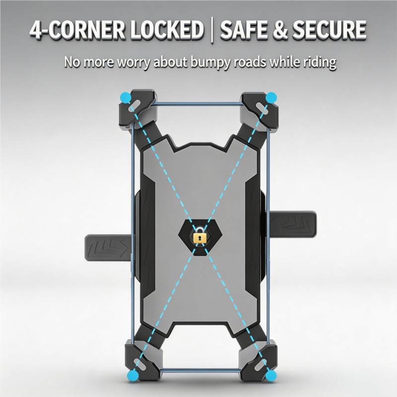 ที่วางโทรศัพท์สำหรับขี่มอเตอร์ - Phone Mount Handlebar บทวิจารณ์และราคา